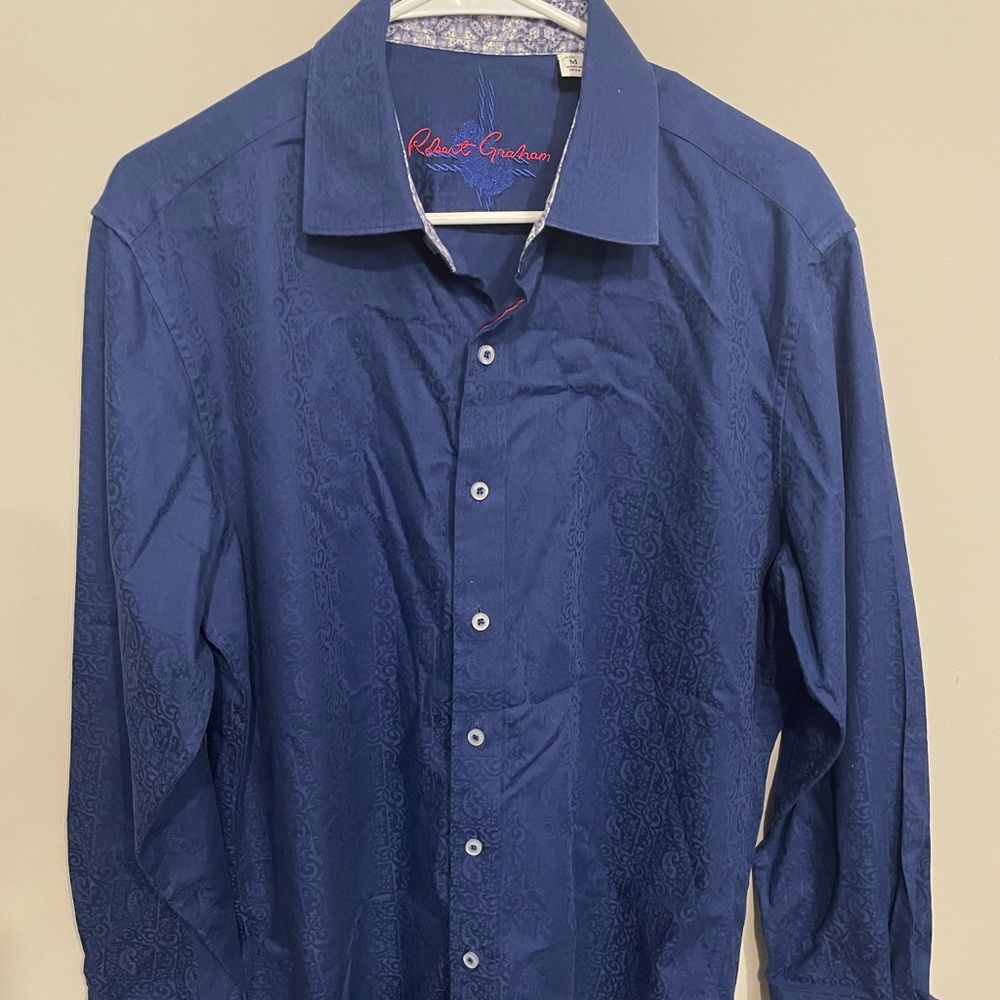 Robert Graham Dress Shirt Butoin Down Medium